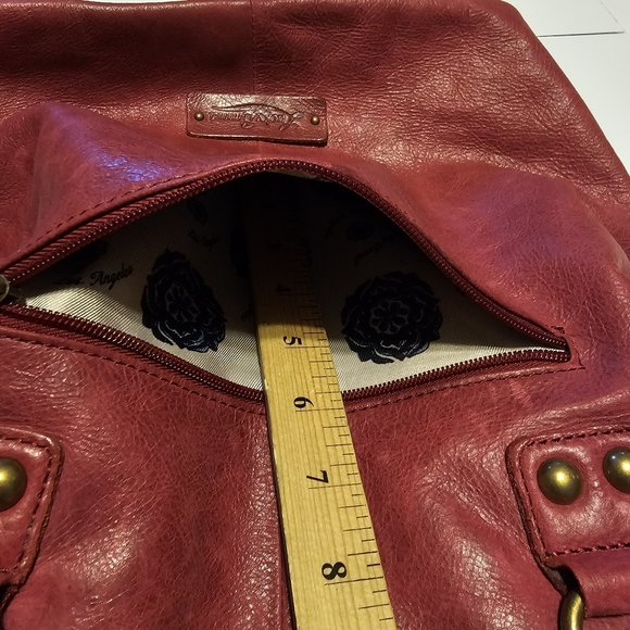 Lucky Brand red wine crossbody. - Picture 11 of 16